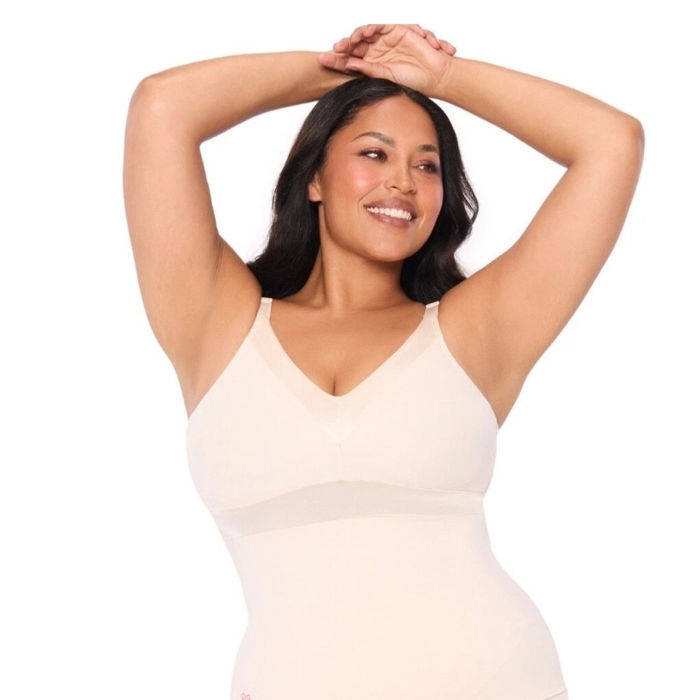 Ruby Ribbon new Athena Cami #3061 Size 46 Cream Nude